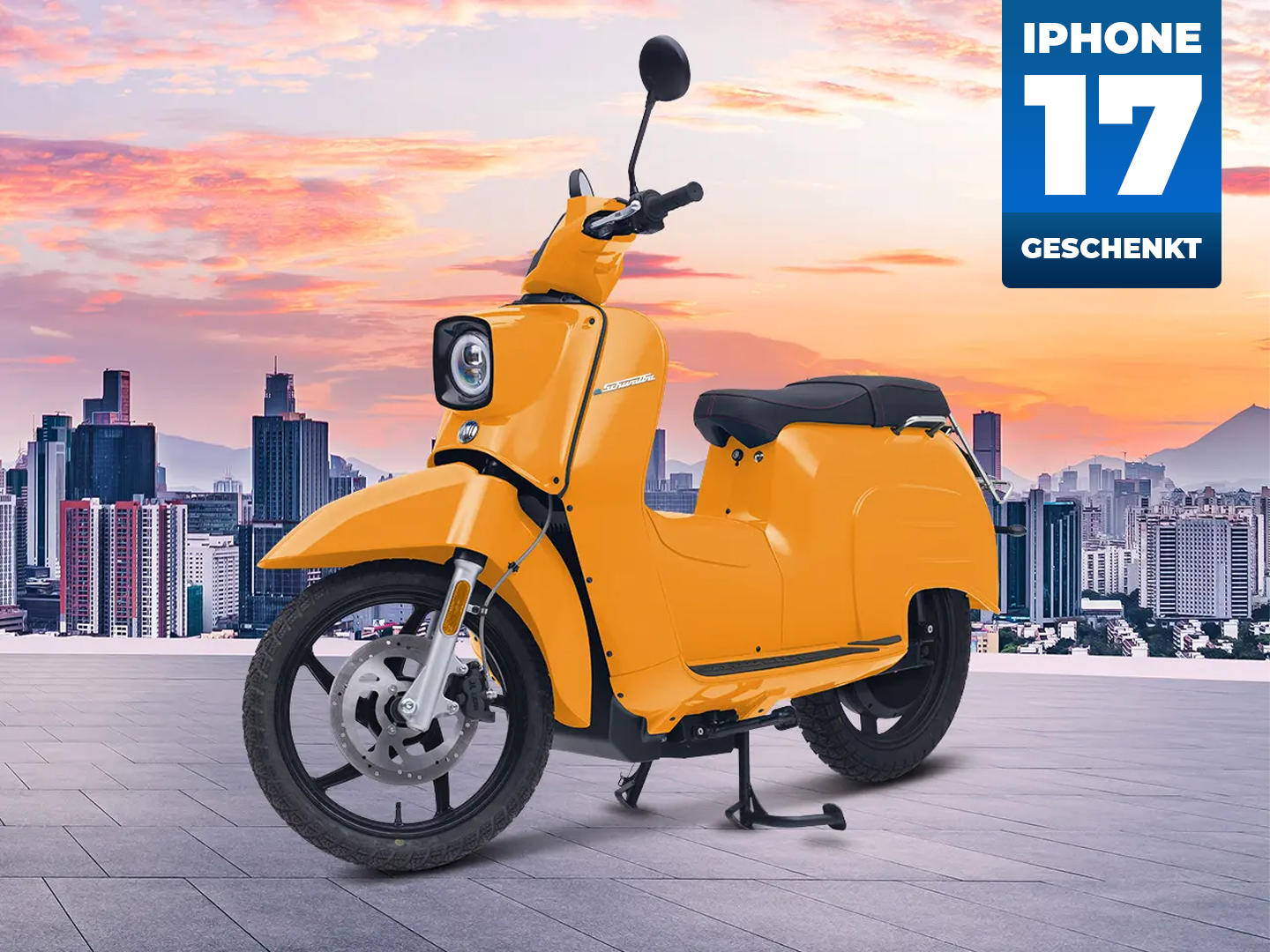 eSchwalbe 50er 45 km/h 100% Elektrisch